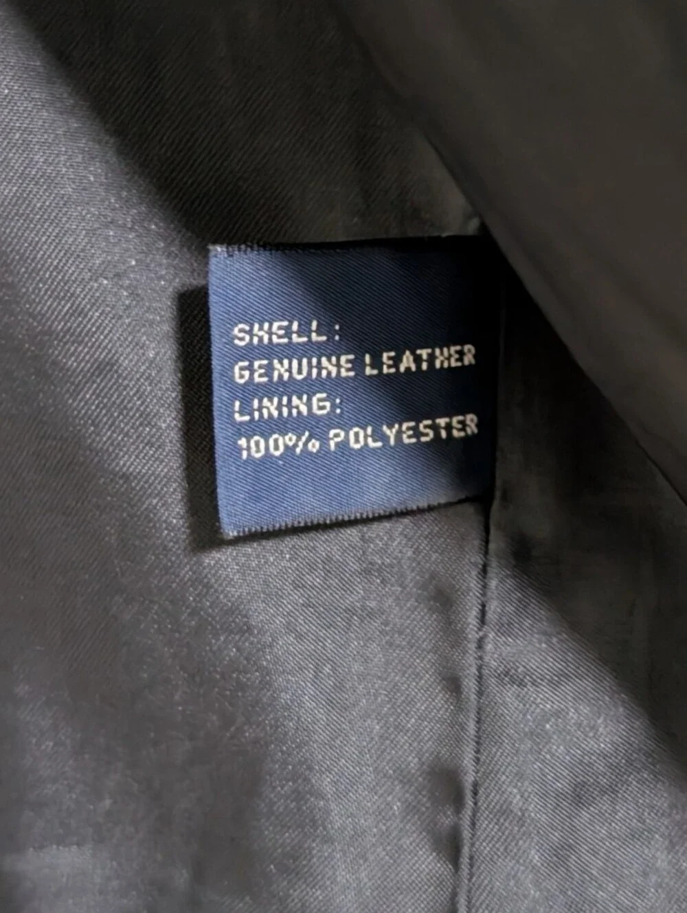 Brooks Brothers 346 Heavyweight Pebbled Genuine Leather Car Coat Jacket - Large